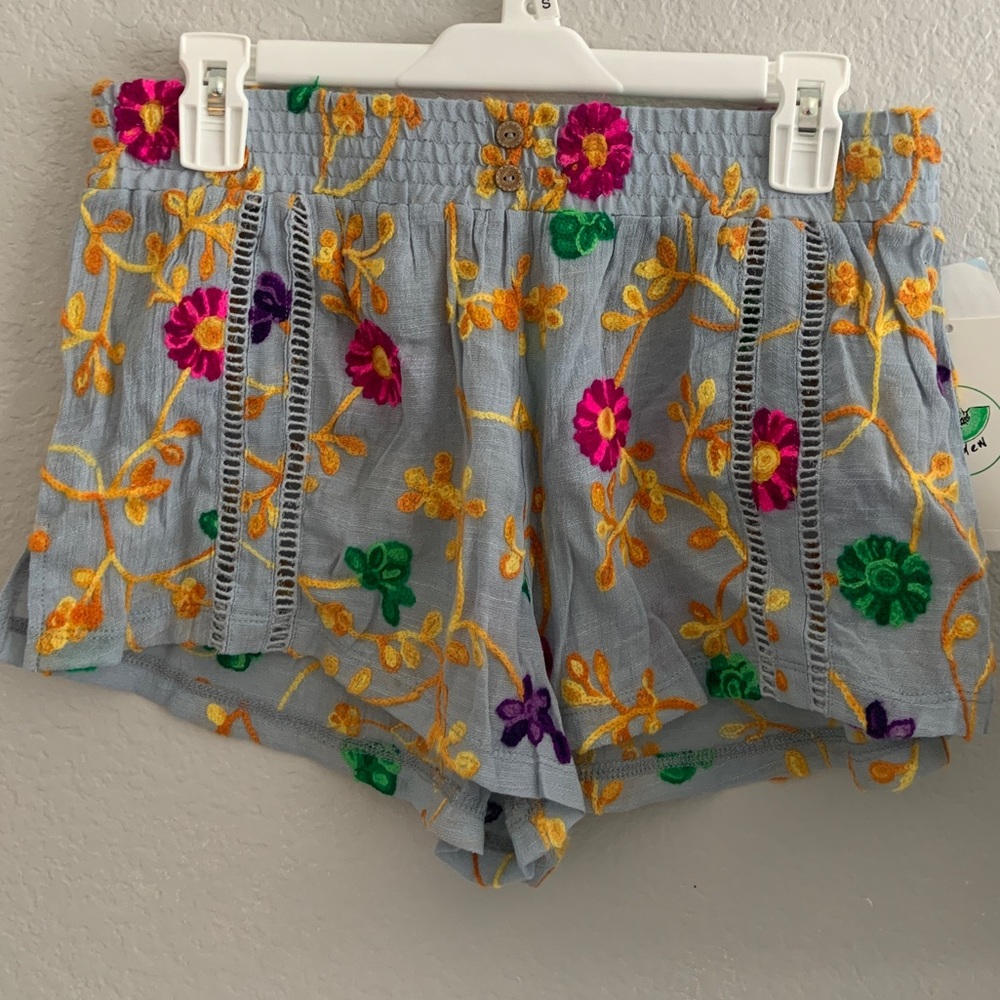 Crochet design pajama/loungewear shorts